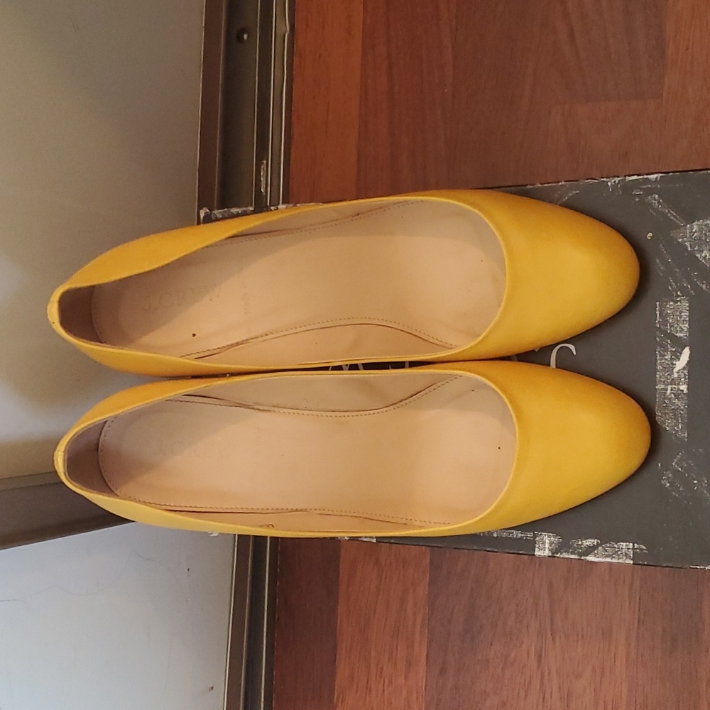 J.Crew Mona Leather Pumps